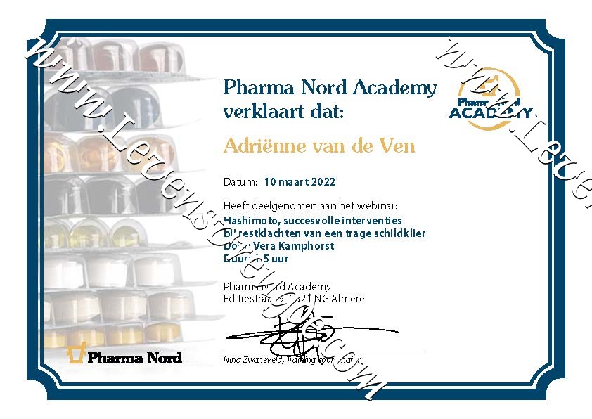 Hashimoto, succesvolle interventies bij restklachten van een trage schildklier